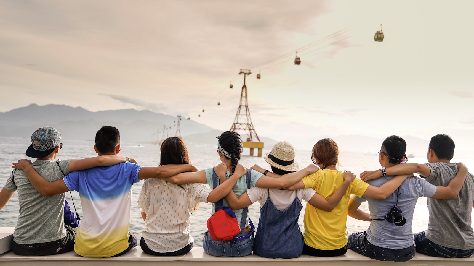 Friends spending time together outdoors